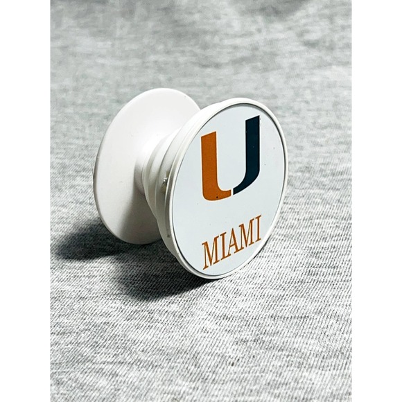 MIami Hurricanes College Football Phone Holder Stand - Picture 2 of 6